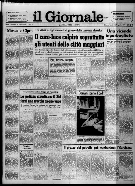 Il giornale nuovo : quotidiano del mattino